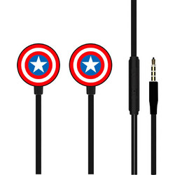 Tribe Marvel Captain America Handsfree In-Ear 3.5mm