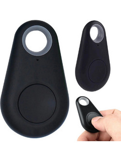 Bluetooth Εντοπιστής Κλειδιών με Μπρελόκ, Ειδοποίηση & Remote Camera - Μαύρο