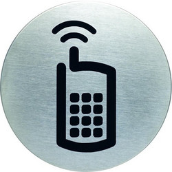Durable Μεταλλικό Σήμα Mobile Phone
