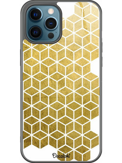 Gold Cubes Θήκη Κινητού Σχέδιο 50038 - iPhone, iPhone 12 Pro Max, Groove Case