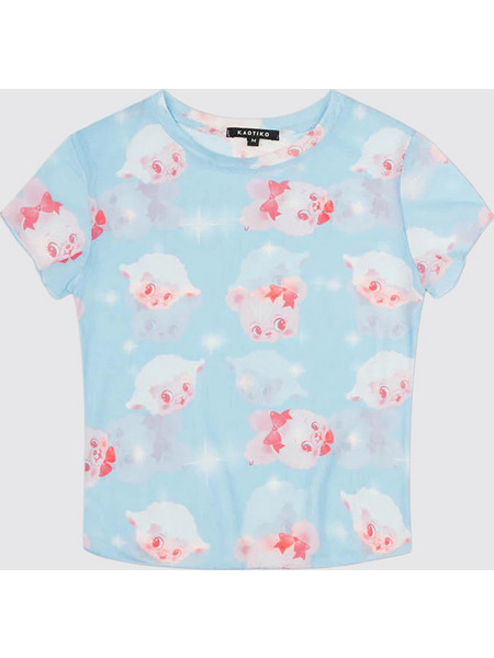 Kaotiko M/C Tul Dark People Crop-Top (AQ006-01-M002)