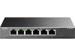 TP-Link TL-SF1006P V3 Unmanaged L2 Switch με 6 Θύρες Ethernet 100Mbps