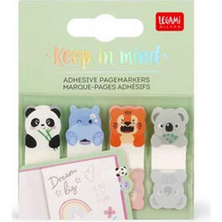 Αυτοκόλλητοι Σελιδοδείκτες Keep in Mind Cute Animals SKN0003 Legami