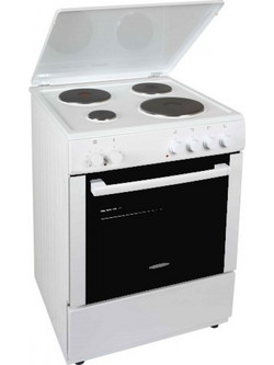 Carad EMW34201 Κουζίνα Ηλεκτρική 69lt με Εστίες Αερίου 60cm