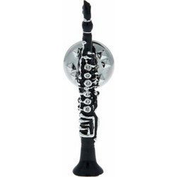 Art of Music Pin Clarinet Black/Rhodiniert