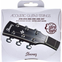 Ibanez IACS-61C Σετ 6 Χορδές Ακουστικής Κιθάρας 80/20 Bronze 10-47" Extra Light Tension