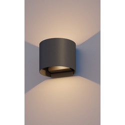 Μαύρο επιτοίχιο φωτιστικό Alvin 123led | 1800-2700K