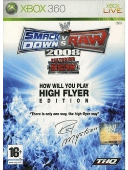 WWE SmackDown Vs Raw 2008 High Flyer Limited Edition Xbox 360
