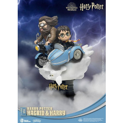Beast Kingdom Harry Potter D-Stage Hagrid & Harry New Version 15cm