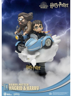 Beast Kingdom Harry Potter D-Stage Hagrid & Harry New Version 15cm