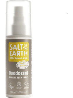 Salt of the Earth Amber Sandalwood Vegan Φυσικό Αποσμητικό Spray Χωρίς Αλουμίνιο 100ml