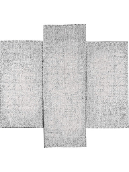 Χαλιά Κρεβατοκάμαρας (Σετ 3τμχ) Pierre Cardin Loft 11 L.Grey