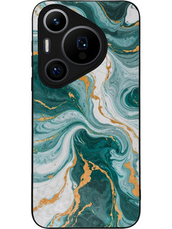 Sonique Marble Series Back Cover Green 01 (Huawei Pura 70 Pro)