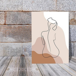 Woman sitting B Αφίσα, Πόστερ - 50X70 cm