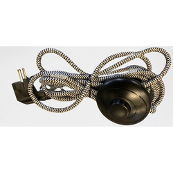 SPC 133 BK/WH ΚΑΛΩΔΙΟ ΜΕ ΔΙΑΚΟΠΤΗ ΔΑΠΕΔΟΥ (ΦΙΣ ΠΟΥΑΡ) ARlight - ARlight