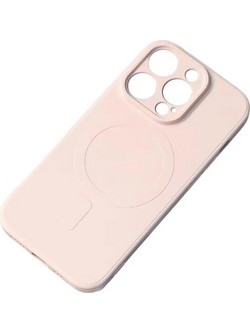 Hurtel MagSafe compatible silicone case for iPhone 15 Pro Silicone Case - cream - (Silicone case iPhone 15 Pro Magsafe Cream)