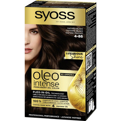 Syoss Oleo Intense 4-86 Καφέ Μόνιμη Βαφή Μαλλιών Χωρίς Αμμωνία