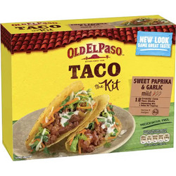 Σετ Υλικών για Τάκος Old El Paso Sweet Paprika Garlic Τaco Κit 308g