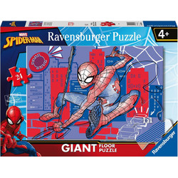 Παιδικό Puzzle Ravensburger Δαπέδου Spider-Man 24 Κομμάτια