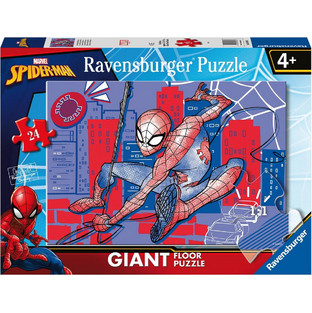 Παιδικό Puzzle Ravensburger Δαπέδου Spider-Man 24 Κομμάτια
