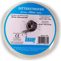 Knauf αυτοκόλλητη δικτυωτή υαλοταινία αρμού 48mm x 90m 5404