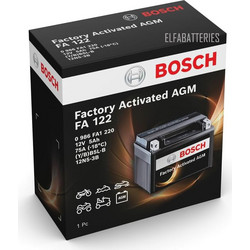 Bosch Μπαταρία Μοτοσυκλέτας FA122 5Ah 75A