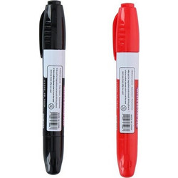 Topwrite - Set Of Double Dry Erase Board Markers 2 pcs. (Black/Red) - (E8711252268538)