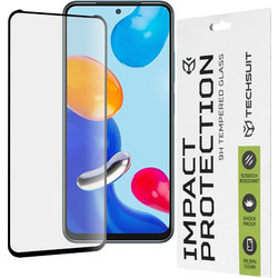 Techsuit 111D Full Cover Full Glue Tempered Glass (Xiaomi Redmi Note 11 / Note 11S / Poco M4 Pro 4G)