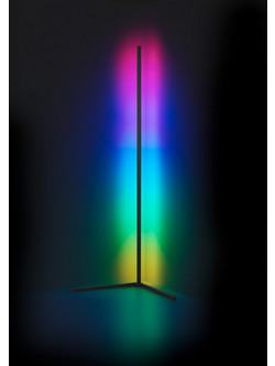 Φωτιστικό Σαλονιού Δαπέδου Levels LED 10W RGB IP20 Αλουμίνιο Μαύρο