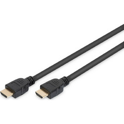 Digitus Καλώδιο HDMI 2.1 HDMI Male to HDMI Male 1m Black AK-330124-010-S
