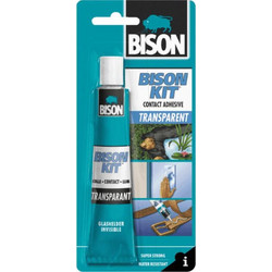 Βενζινόκολλα Διάφανη 50ml Bison Kit 630533