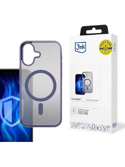 3mk Protection 3mk Frosty MagCase Purple Case for Apple iPhone 16 - purple - (W-3FrMaCaPu-AiP16-0)