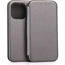 Beline Etui Book Magnetic iPhone 15 ProMax 6,7'' stalowy/steel