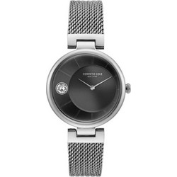 Kenneth Cole New York Γυναικείο Ρολόι με Ασημί Μεταλλικό Μπρασελέ KC50786001
