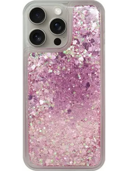 Vivid Liquid Glitter Case Pink (iPhone 15 Pro Max)