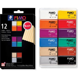 Πηλός Fimo Professional Σετ Basic 12τμχ 8043 C12-1 Basic