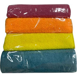 Πανί Καθαρισμού Microfiber Σετ 4/τεμ Γενικής Χρήσης Πολύχρωμα 30x30cm TnS 39-950-2436