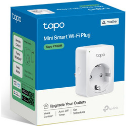 Mini Smart Wi-Fi Socket, Matter Certified (Tapo P100M)
