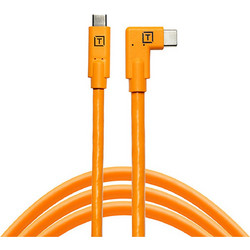 Tether Tools TetherPro USB-C to USB-C CUC15RT Right Angle Orange