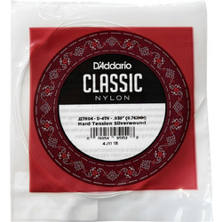 D'Addario J27H04 Classic Χορδή Κλασικής Κιθάρας D Nylon Hard Tension