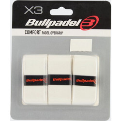 Bullpadel GB-1200 Padel Overgrips x 3 White