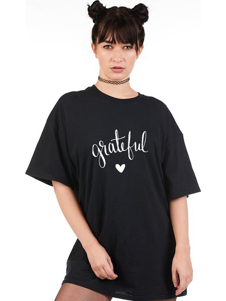 Γυναικείο T-Shirt Handwritten Quote με Καρδιά - 006