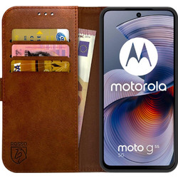 Rosso Element Wallet Θήκη Καφέ (Motorola Moto G55)