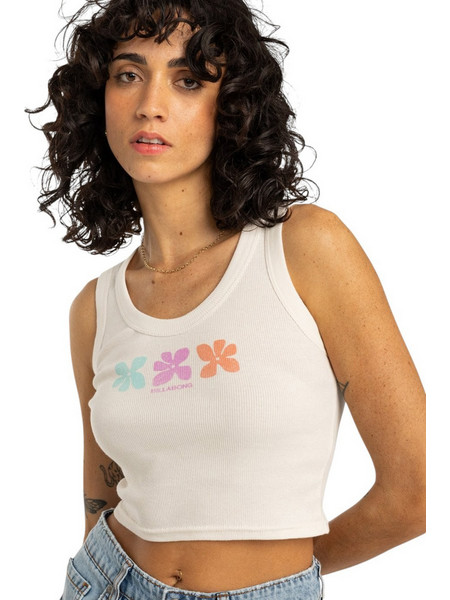 BILLABONG W BLOCK PARTY TANK - EBJZT00442-SCS WHITE