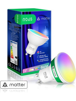 Nous P8 smart Tuya Wi-Fi RGB bulb (GU10 socket) Matter compatible