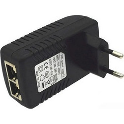Τροφοδοτικό Wall Eu 48V 0,5A Προσαρμογέας Ethernet Ip Poe Injector A-044