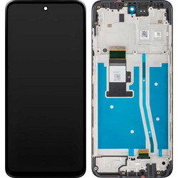 Γνήσια Οθόνη Motorola Moto G53 Original LCD & Touch & Frame Black (5D68C22150) Service Pack