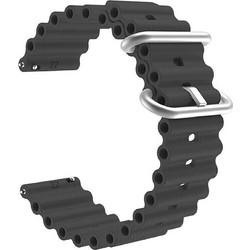 Kostelo Λουράκι Σιλικόνης Black (16mm)