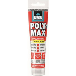 Κόλλα Bison Poly Max Crystal Express Διάφανη 115g