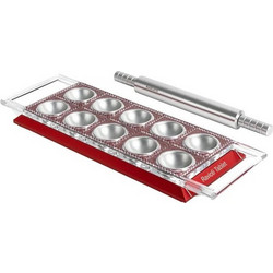 Marcato Ravioli Tablet Ravioli Tray red